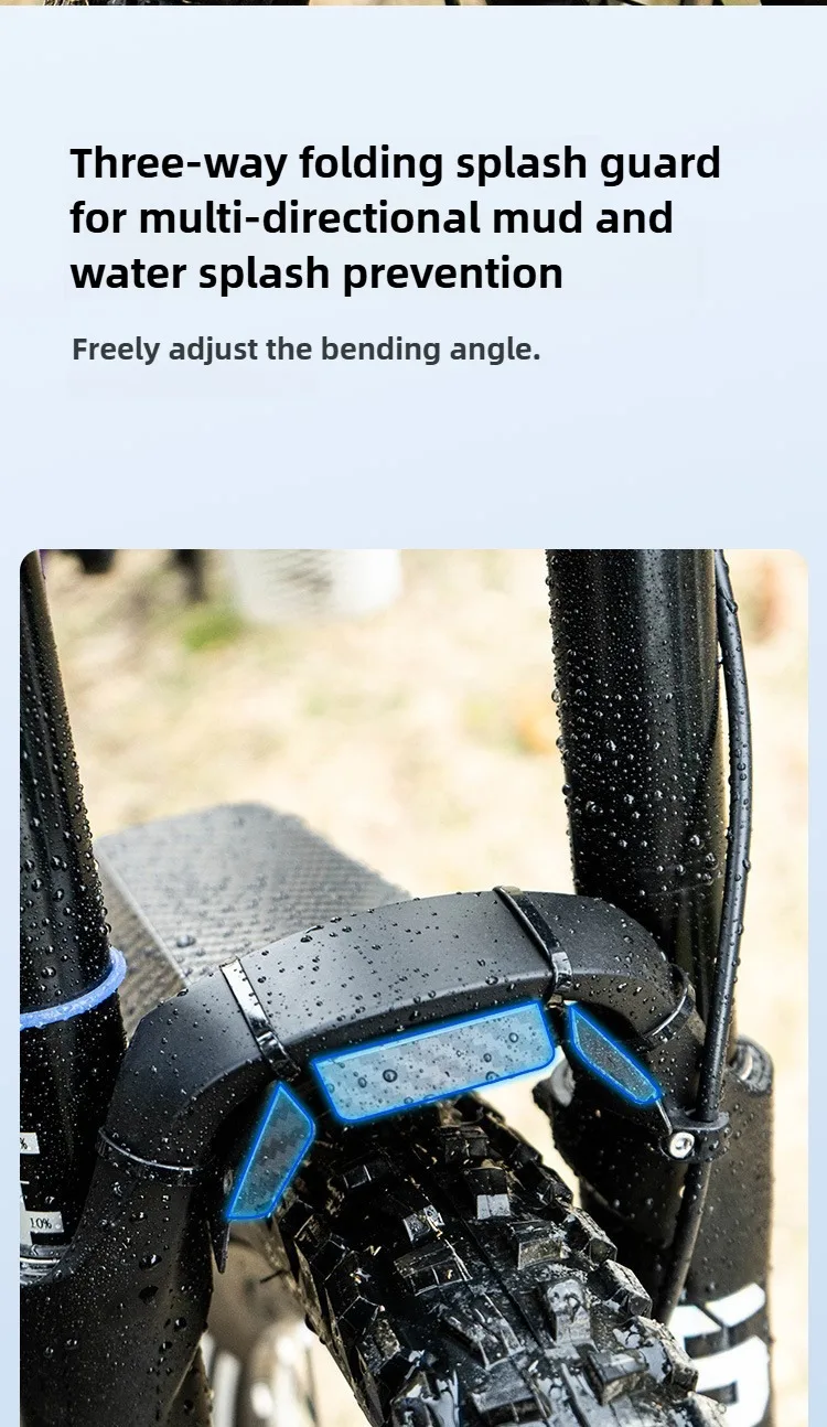 Ultraleichte Fahrrad Kotflügel MTB Vorne/Hinten Kotflügel Schnelle Entfernung Universal Sattel Kotflügel Fahrrad Reifen Rad Fender Radfahren Teile – Detail 2