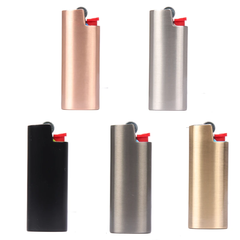 Description Picture 3 of itemSeries Dolphin Metal Case Covered Leather Shell for France Small BIC Lighter j5 J25