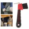 Horse Hoof Brush Hoofpick Brush Cleaning Brushing Grooming Tool Soft Grip Equestrian Equipment for Work Boots Supplies 2