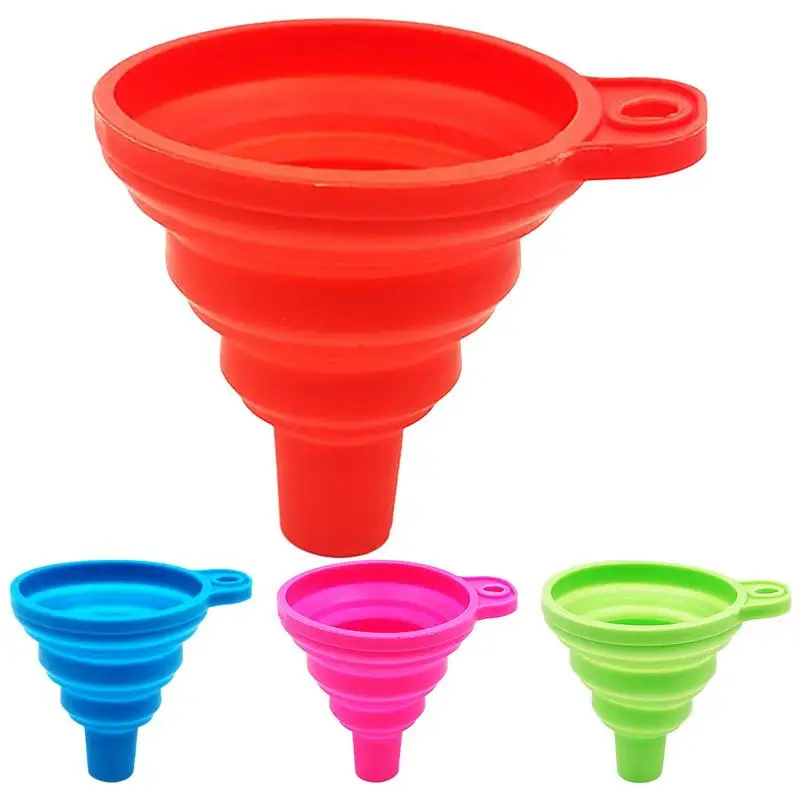 

Engine Funnel Car Universal Silicone Liquid Funnel Washer Fluid Change Foldable Portable Auto Engine Oil Petrol Change Funnel