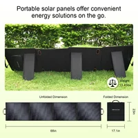 Keenergy 200W 18V Kit de panneaux solaires panneau solaire pliable chargeur solaire Rechargeable extérieur pour centrale électrique de Camping Portable 3