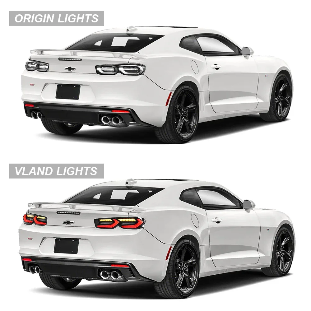 Vland Led-Achterlichten Voor Chevrolet Camaro-6e Gen Facelift (Ls, Lt, Lt1, Ss, Zl1)