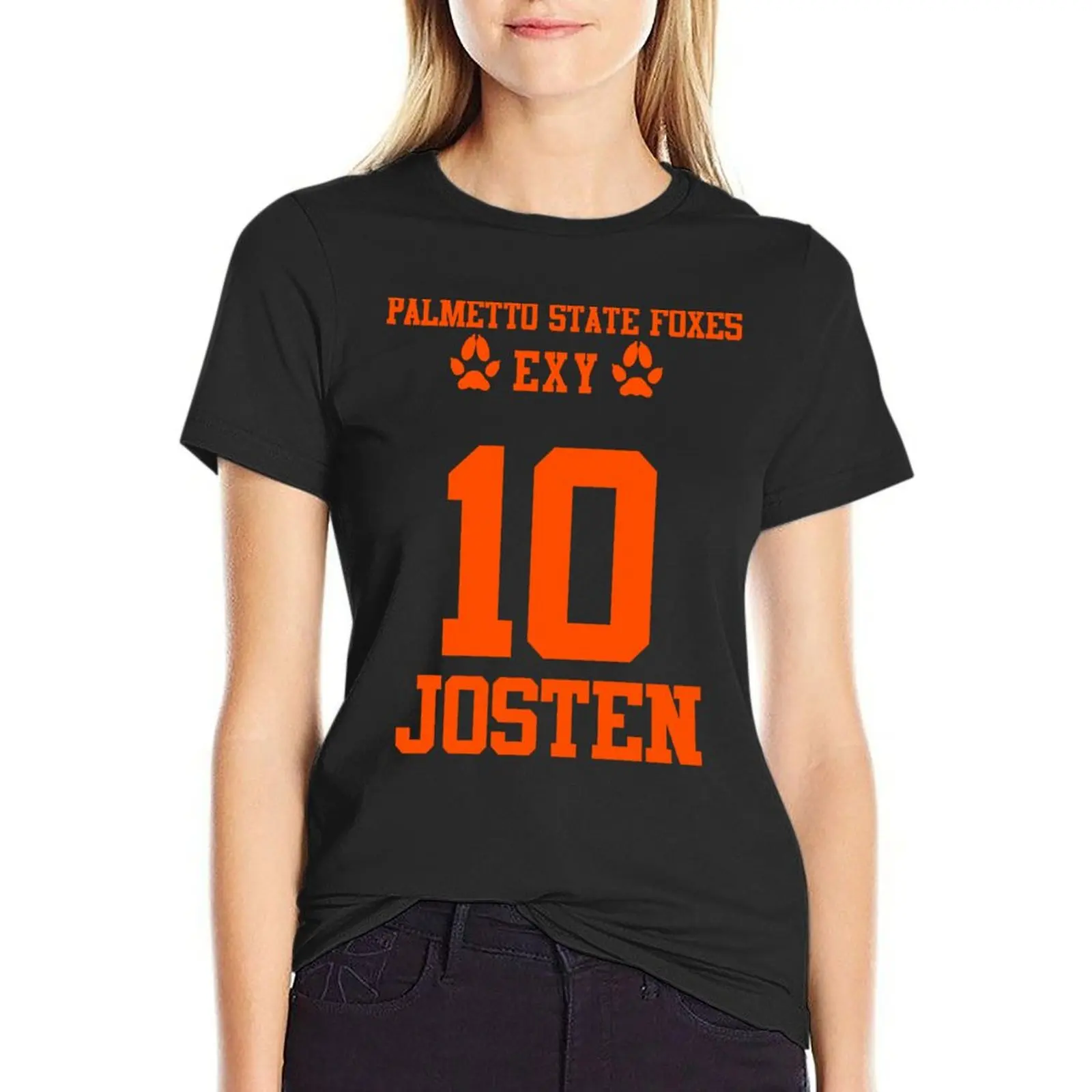 all for the game palmetto state foxes neil josten jersey T-Shirt tops korean fashion summer top t shirts for Women loose fit