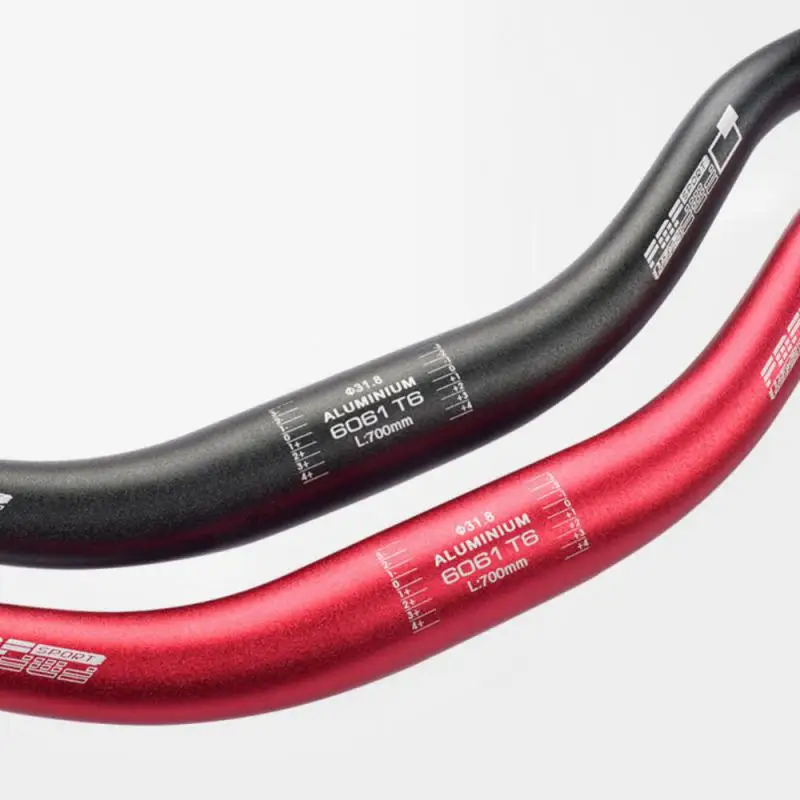 MTB Mountain Bike Swallow Handlebar Aluminum Alloy 700mm Diameter 31.8mm 313g Matte Texture Accessories Parts