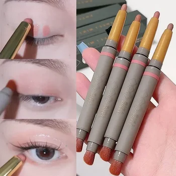 방수 진주 빛 아이섀도우 펜슬, 5 가지 색상 지속, 매트 글리터 쉬머, 아이 섀도우 스틱, 아이라이너 펜, 눈 메이크업 도구