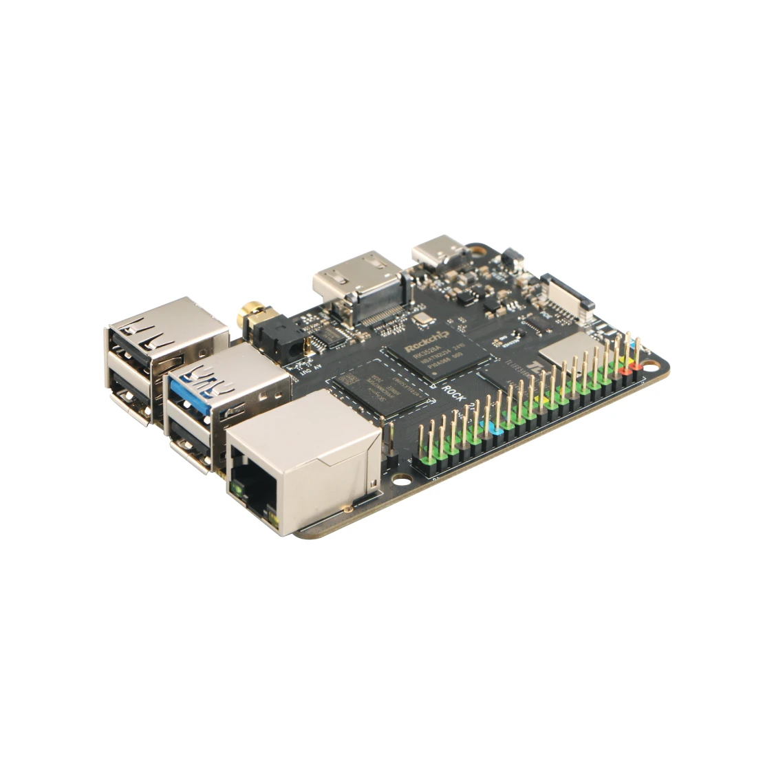 VivaChip TechRadxa ROCK 2A RK3528A 4코어 CPU, GPU, 4K HDMI 및 기가비트 이더넷