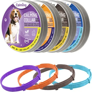 Pet Calm Collar Cat Dog Soothe Collar Adjustable Neck Strap Relieve Anxiety Remove Restlessness Protection Relax Pet Supplies 1