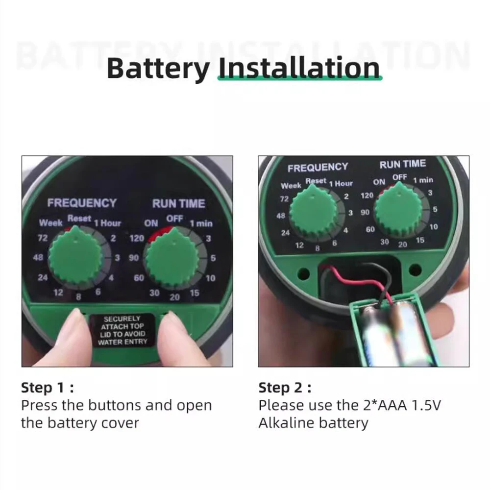 Garden Ball Valve Automatic Electronic Watering Timer Home Garden Irrigation Timer 0 Water Pressure Working Controller System - 4
