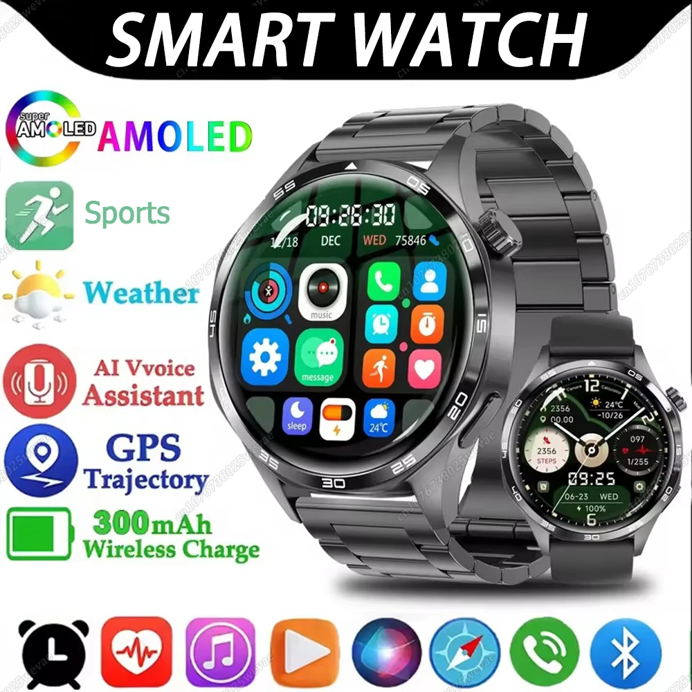 2026 New Men's Smart Watch HD Display Health Tracking Bluetooth Calling Voice Assistant Sports Women Smartwatch For Android IOS 1