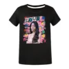 New Summer Girls Boys O-Olivia Cool R-Rodrigo Singer T-shirt Fashion Short Sleeve Clothing Children Cartoon Tee Cotton For Kids 4