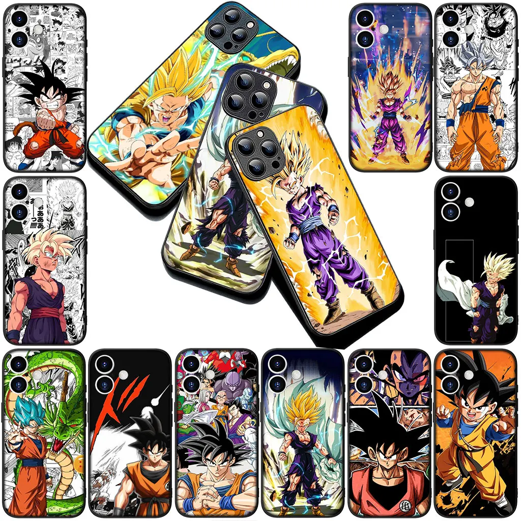 Dragon Warrior Soft Phone Case - Son Gohan Anime Design