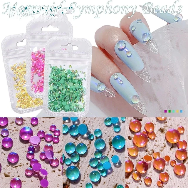 Diseño Con Piedras Para Uñas  Fancy Stone Glass Nail Art - Rhinestones &  Decorations - Aliexpress