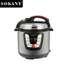 Houselin digital rice cooker, steamer, grain, multi-function cookware, 6L,1000W, stainless steel appearance, black 4