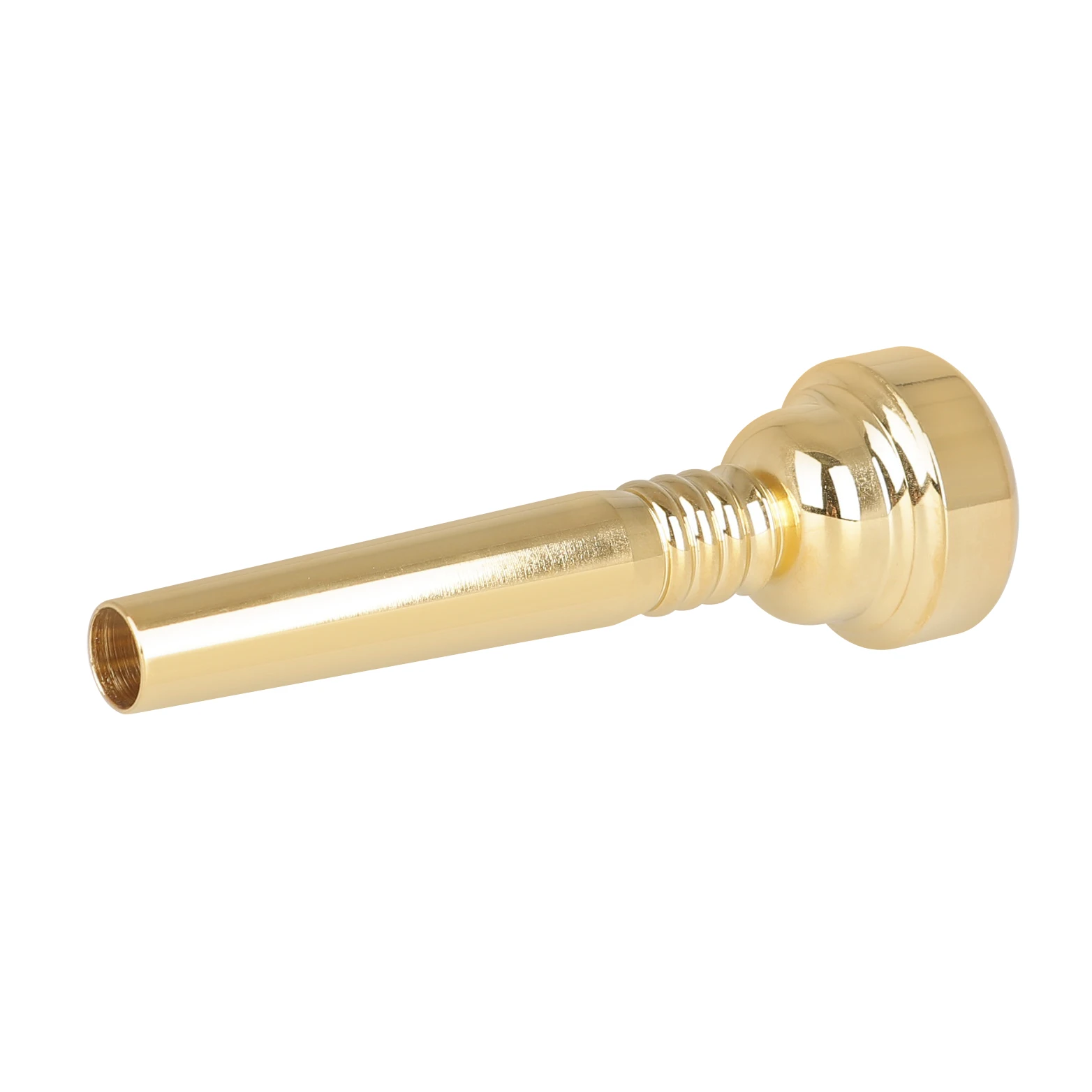 Trumpet Mouthpiece 17C Golden Trumpet Mouthpiece Brass Instrument Accessories Musical Instrument Parts Replacement Tone Gold Plated