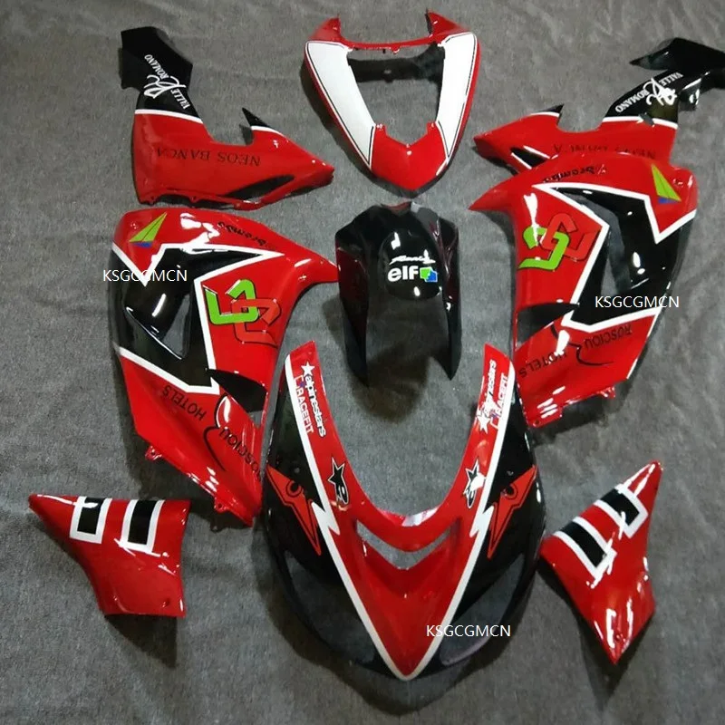 

Комплект обтекателей для мотоцикла KAWASAKI Ninja ZX 10R 2006 2007 ABS красные глянцевые черные Обтекатели ZX10R 06 07