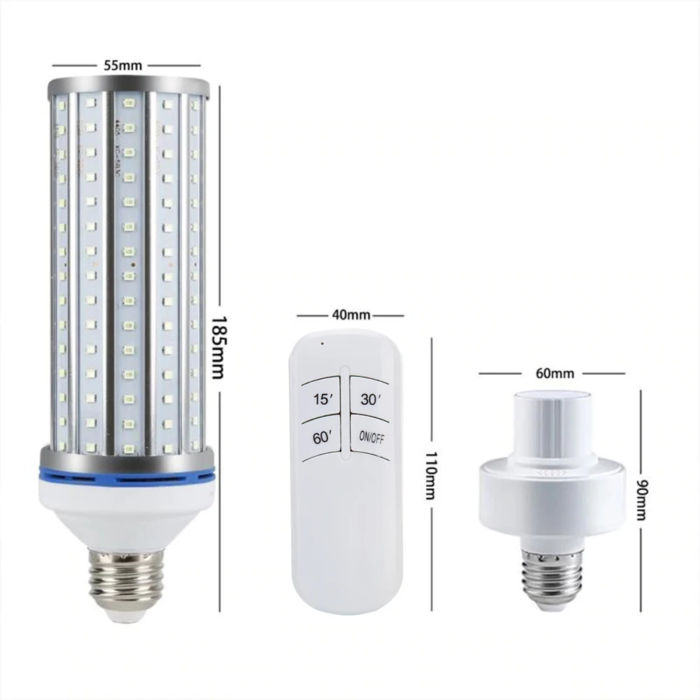 60W LED UVC Germicidal Corn Lamp Household Sterilization Disinfection Light  Bulb Tube UVC Germicidal Light Sterilizing Lights