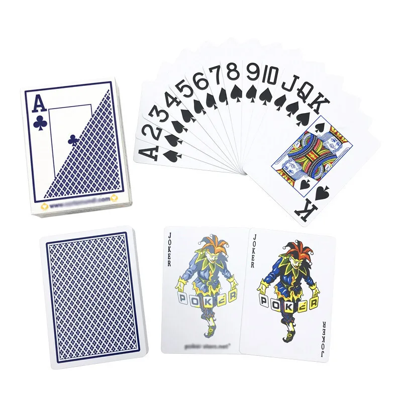 2 Pcs/Lots Texas Hold'em Baccarat Smooth Poker Set PVC Bridge Frosting Waterproof Playing Cards 63*88mm playing cards poker set