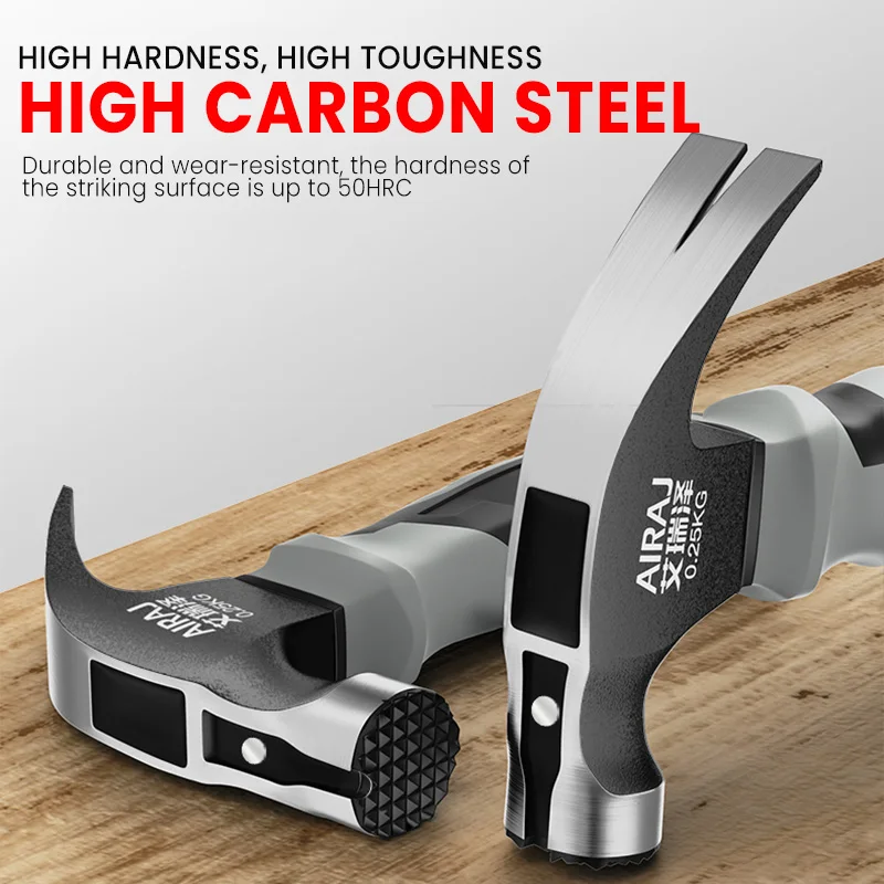 Mini Claw Hammer 6 Inch Multifunction Professional Carpentry Construction Tool Strong Durable Portable Hand Tools