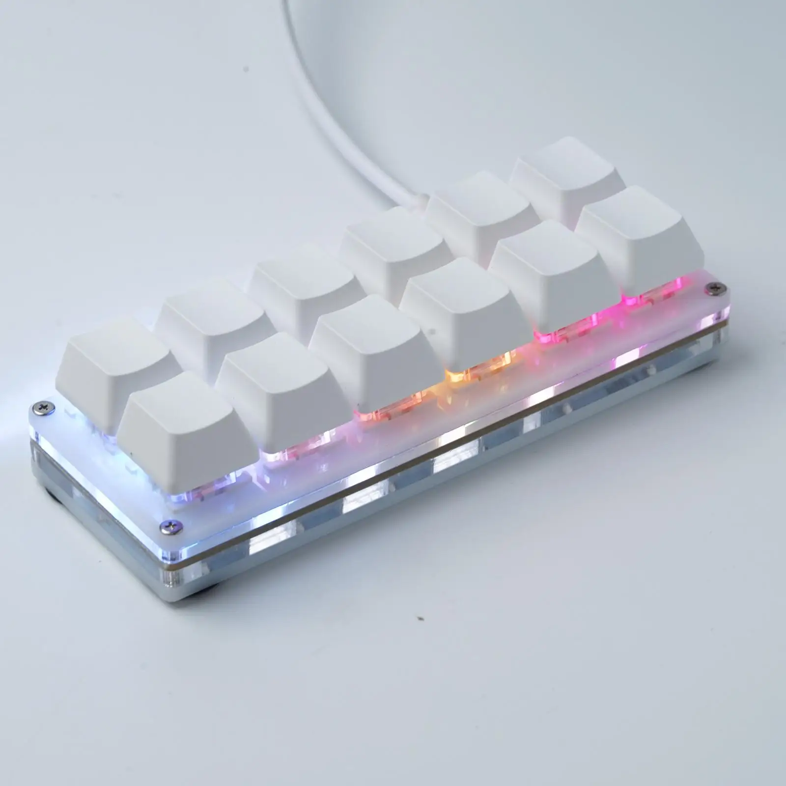 Mini Teclado Usb Personalizado Faça Você Mesmo Teclado Macro Programável Rgb Teclado Gamer Desenho Teclado Mecânico Chaves Chaves Chaves 12 Chaves - Imagem 6