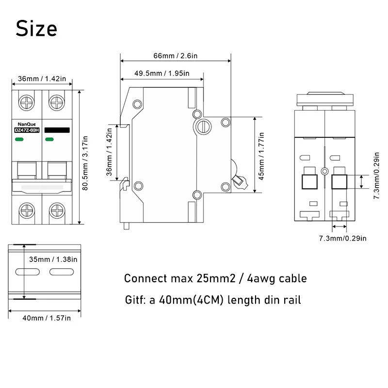 150v 200v 250v 500v 1000v 16a 20a 25a 32a 40a 50a 63a 05