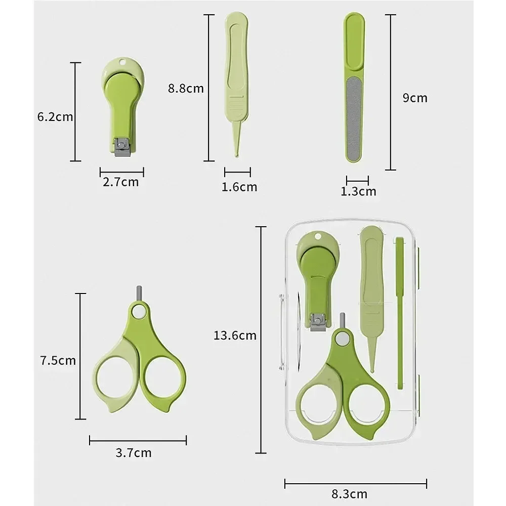 Nail Clippers  baby care   baby care kit Nail Clippers Nail Knife Baby Nail Clipper Set Travel Portable Baby Care Set