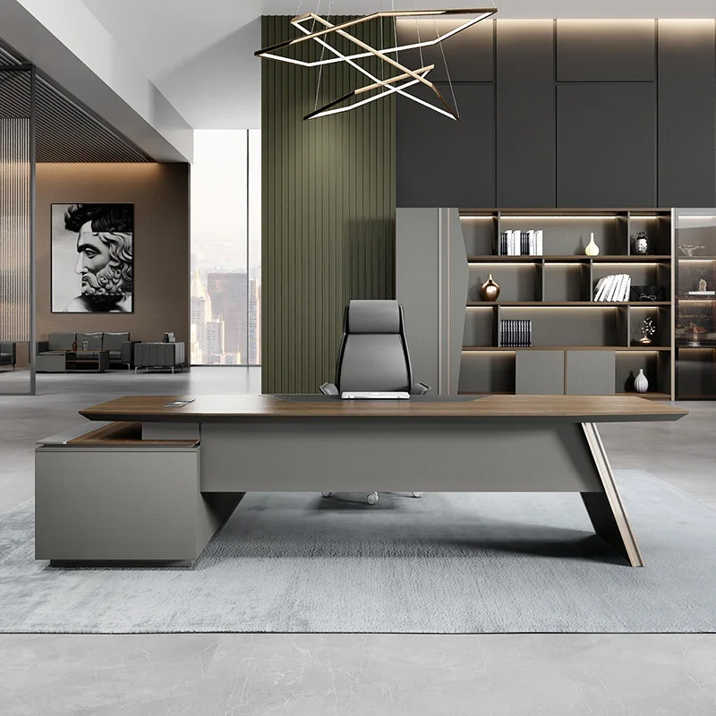 Workflow Boss Office Desks Executive Conference School Cheap Filing Office Desks Luxury Table Pliante High End Furniture HDH