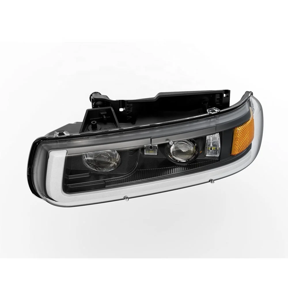 DOT integrated led headlight for 1999 2000 2001 2002 Chevy