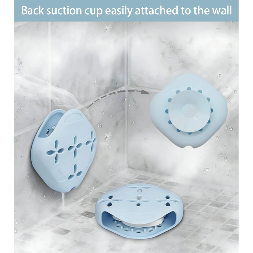 Silicone Shower Steamer Holder with Suction Cup - Aromatherapy Tray