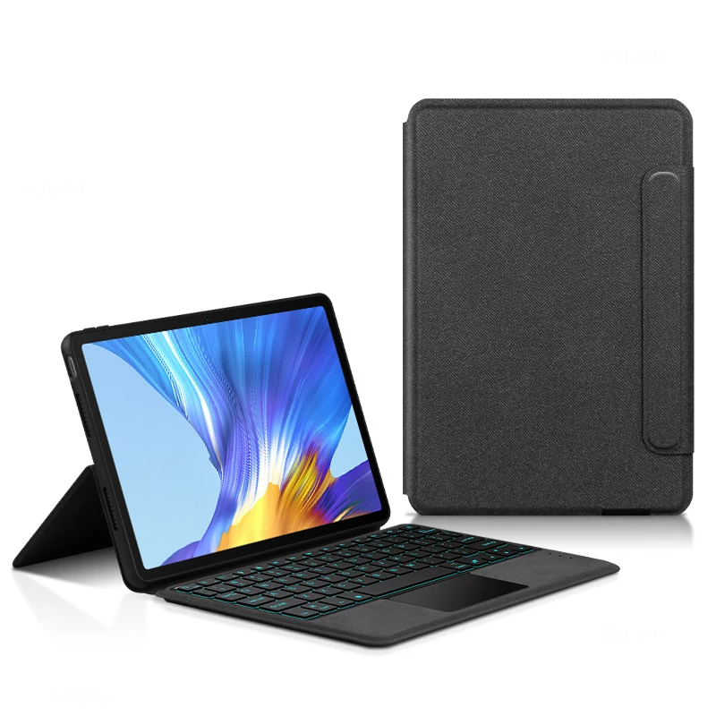 Teclado para Huawei Honor Pad v6 10.4 Krj-w09 Krj-an00 Honor Pad v7 Krj2-w09 Capa Francês Hebraico Português Teclado Capa Case de - Imagem 6