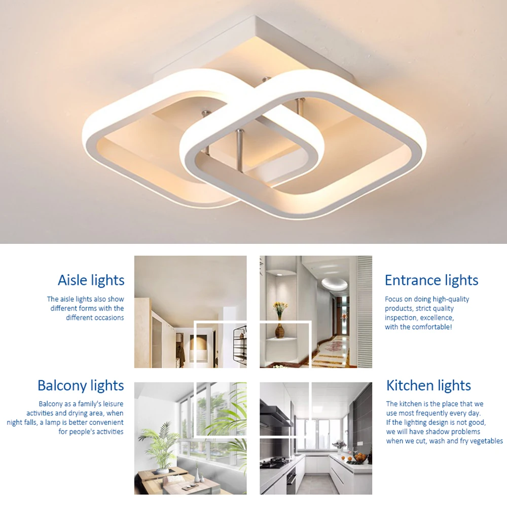 LED Chandelier IRALAN Ceiling Chandelier Led Corridor Ceiling Lamp For Kitchen Bedroom Living Balcony Aisle Lamp Home Decor Foyer Track Lights led chandelier ceiling chandelier