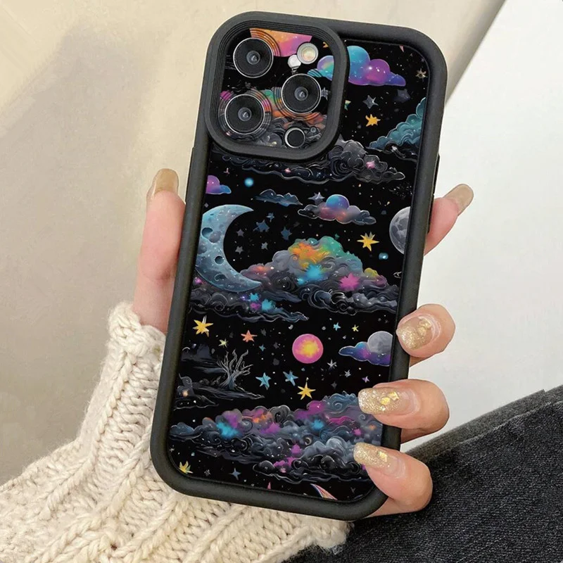 Vibrant Starry Sky Soft TPU Phone Case Cover