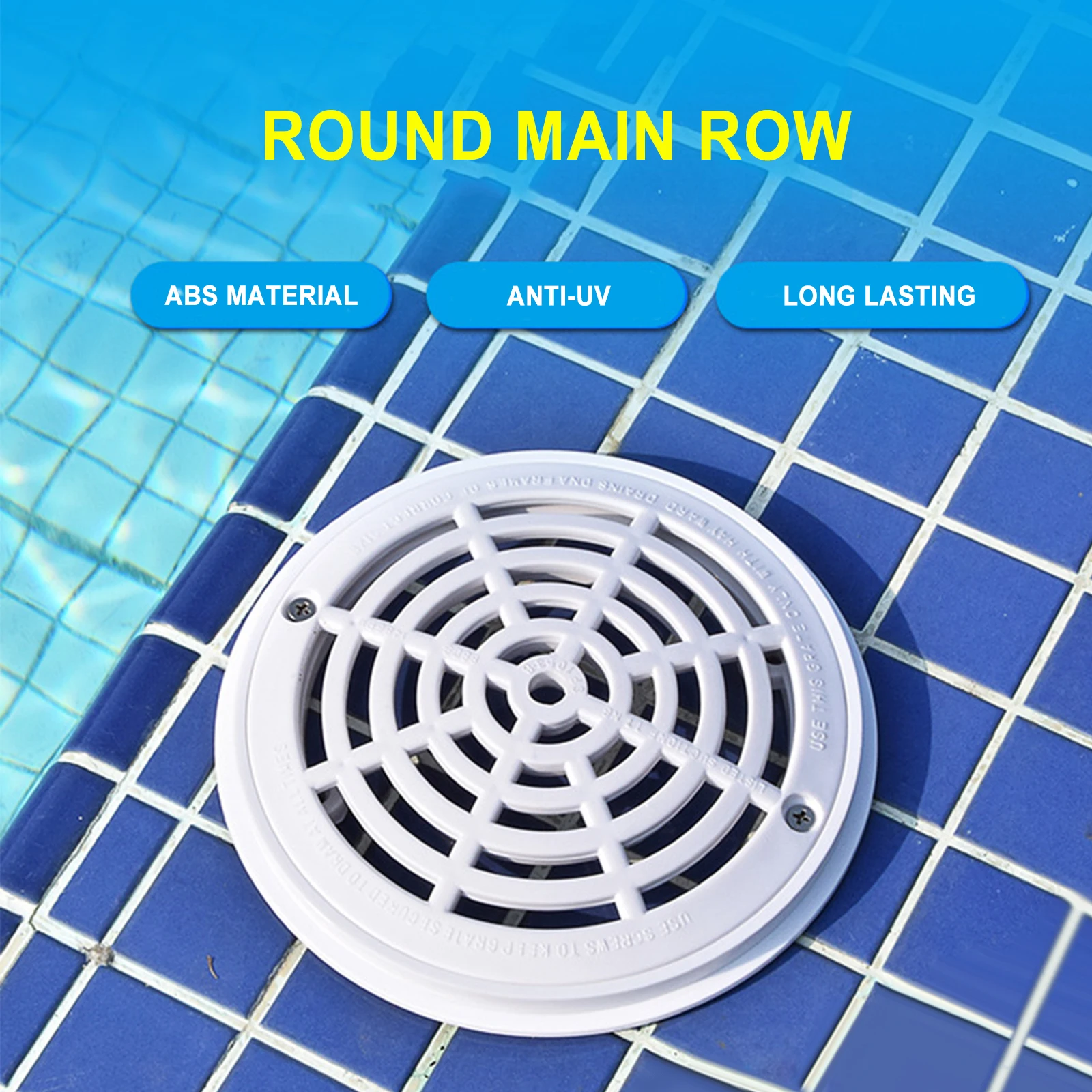 8InchPoolDrainCoverPoolMasterDrainCoverUniversalPlasticDrain