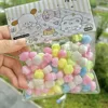 20/30/50/100Pcs Soft TPR Pinch Toy Colorful Mini Cat Claw Snapper Slow Rebound Squishy Healing Decompression Toy 3