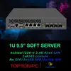 1U Cabinet Firewall Appliance 10Gbe, OPNsense, VPN, Network Rackmount, Intel Alder Lake N100, 4*/2*10G SFP+4*i226-V 2.5G LANs 1