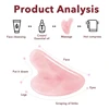 Resin Gousha Stone for The Face Roller Gouache Scraper Gousha Stone Gowoman Face Roller Gua Sha Tool Face Roller Massager 3