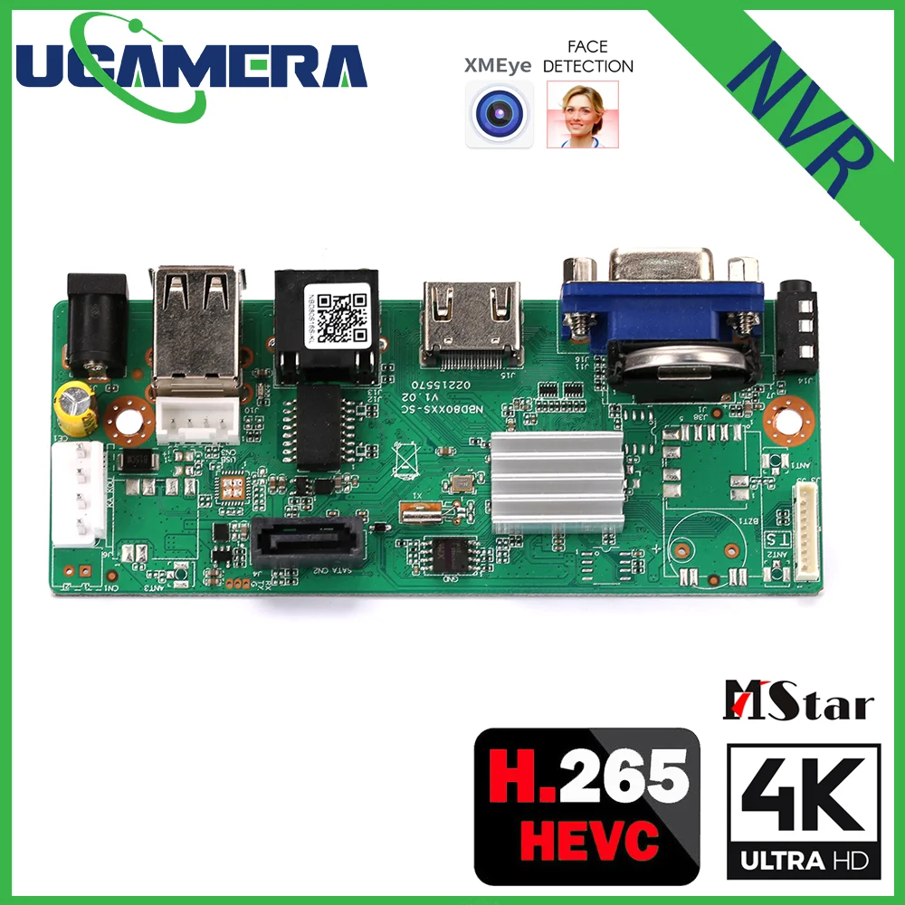 Cctv 9/10/16/32Ch 4K Nvr H.265 ++ Videoregistratore Di Rete 9 Canali 4K/8Mp Nvr Hd Output Support Cloud Xmeye App Monitoraggio Mobile