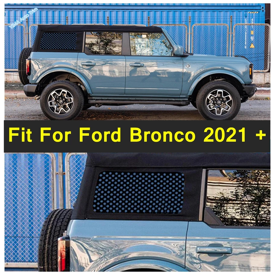 

Боковые наклейки на окна автомобиля, декоративные аксессуары, 2 шт., подходят для Ford Bronco 2021 2022, автомобильная фотография