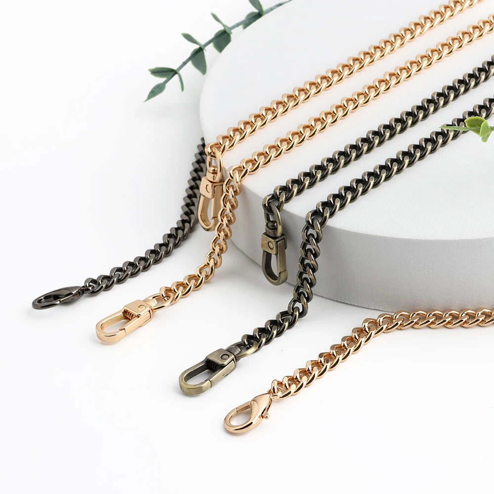 Gold Metal Thin Chain Strap for Women's Handbags - Versatile Crossbody Shoulder Bag Accessory