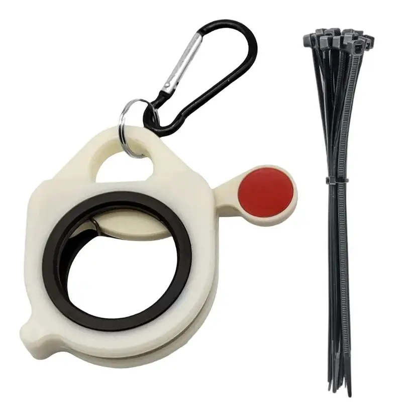 

new Cable tie storage portable fluorescent storage cable tie holder with 10pcs Cable Tie Tool Storage Organizer