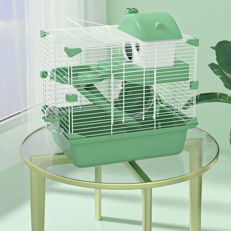 

Pet Feeding Supplies Pet Hamster Cage Acrylic Transparent Super Double Deck Villa Suitable for Hamster Guinea Pig Small Animals