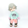 Ob11 Doll Long Sleeved Sports Sweatshirt Top Clothes With Patchwork Sleeves For Molly Gsc Ymy P9 P10 Body Uf Nendoroids Dolls 4