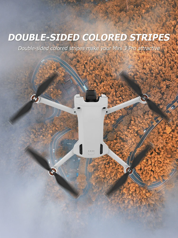 Hélices Mini 3 Pro 8 pièces - Faible bruit, dégagement rapide