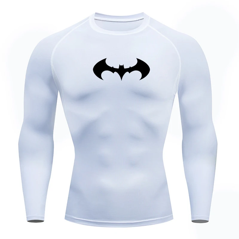 Compression t shirt Sport t shirt Running t shirts Running t shirt Fitness clothes Men's Compression Long Sleeve Gym Workout T-Shirt Quick Drying Breathable T-Shirt Fitness Training Track Top S-3XL