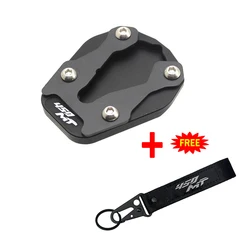 Motorcycle Foot Side Stand Enlarger Plate Pad Kickstand Extension (Black for 450MT)