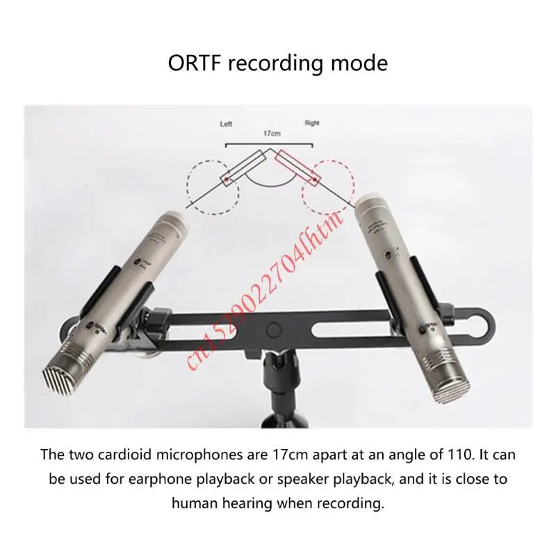 72XA 마이크 마운트는 5/8 인치 스레드 더블 헤드 마이크 스탠드로드 스테레오로드 브래킷이있는 2 개의 마이크를 보유합니다.