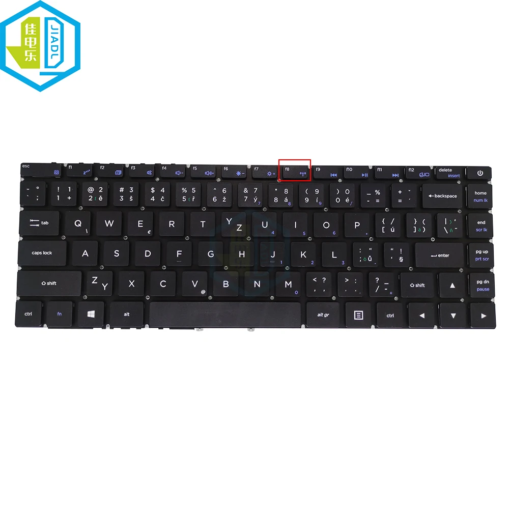 Plus Teclado Notebook Eua Reino Unido gb Tcheco Taiwan Xk-hs122 Mb3181005 V6381f X318f D0k6318f Umax Visionbook 14wa Teclast-f7 - Imagem 4
