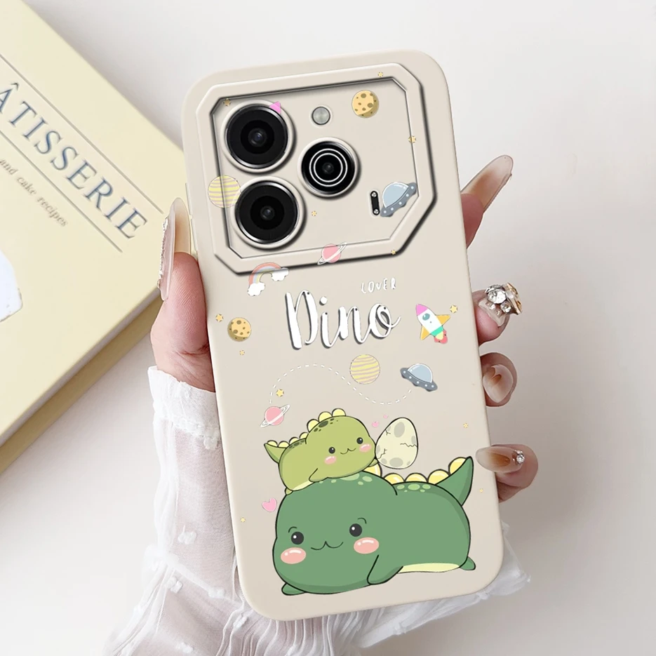 Cute Fashion Painted Soft TPU Phone Case - 6.78'' Cover with Bumper Protection