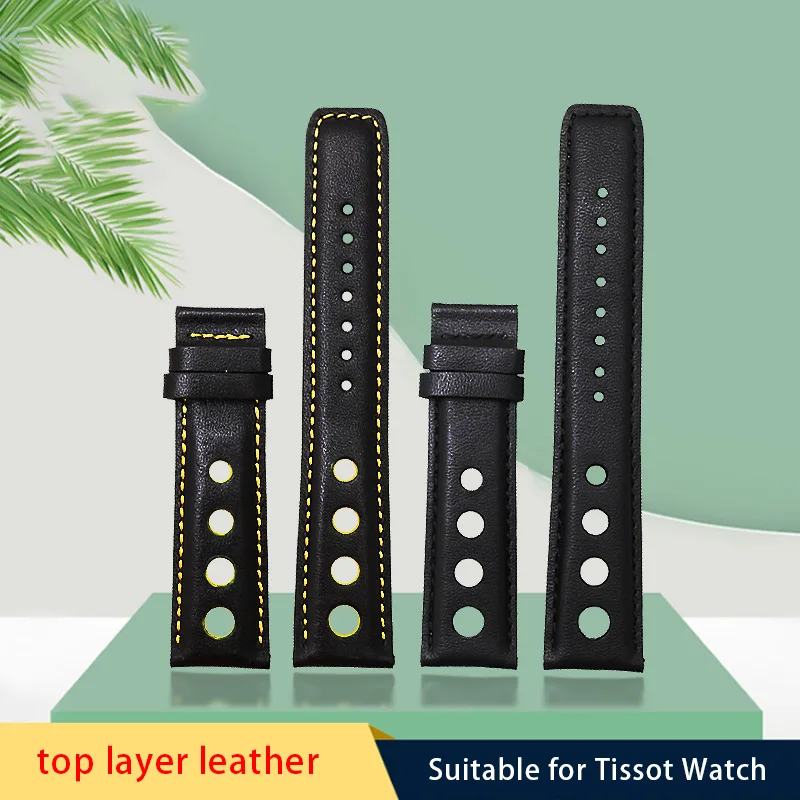 Bracciale In Vera Pelle Per Tissot 1853 Cinturino Sportivo Racing Prs516 T91 1853 Top Layer Pelle Bovina 20Mm Accessori Per Cinturino Chopin