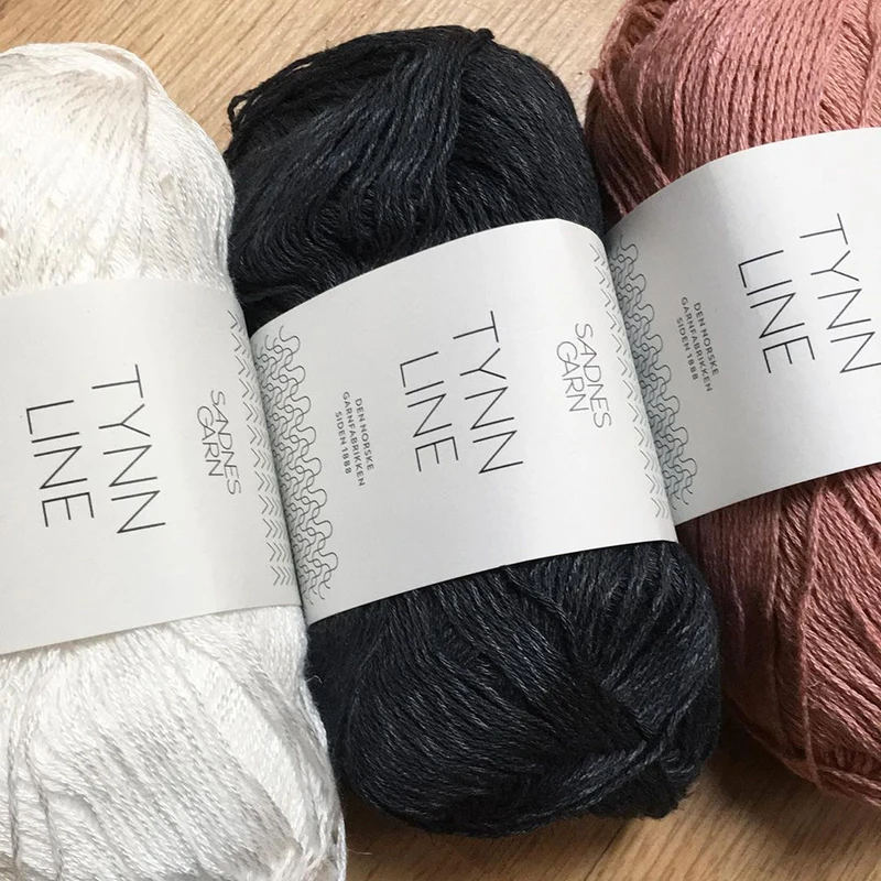 1*50g ball Sandnes Garn Tynn  Line Yarn Handknitting Yarn linen cotton blended yarn 4