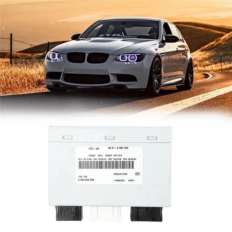 VC-Innovative-66216982403 자동차 PDC 후방 주차 거리 제어 장치 모듈 BMW E87 E88 E81 E82 E90 E91 E92 E93 E84 2006-201용